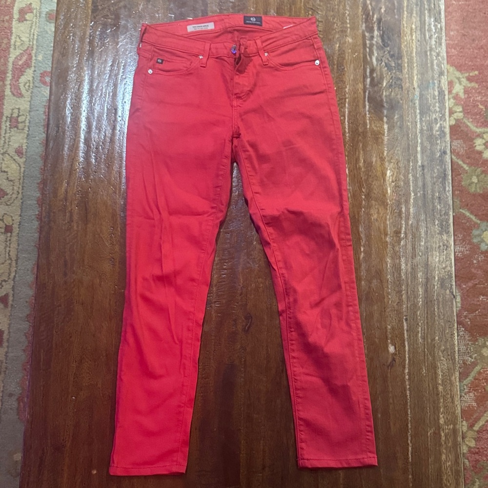 AG Adriano Goldschmied Red Women Jeans NEW WITHOUT TAGS